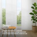 Flächenvorhang Schiebegardine Ellen mit Paneelwagen und Schleuderstab 60x245cm 3er Pack Weiß