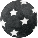 Kuscheldecke mit Sternen - 150x200 cm - Anthrazit
