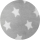Kuscheldecke mit Sternen - 150x200 cm - Hellgrau