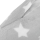 Kissenhülle Kuschel mit Sternen - 45x45 cm - Hellgrau