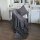Kuscheldecke-Kissen Set - Jacquard-Flannel "Anthrazit" 180x220cm
