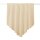 Zipfelgardine mit Stangendurchzug 140x100cm - Beige