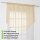 Zipfelgardine mit Stangendurchzug 140x100cm - Beige