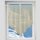 Zipfelgardine mit Stangendurchzug 140x100cm - Beige