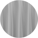 Zipfelgardine mit Stangendurchzug 140x100 cm - Grau
