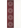Schiebegardinen Vivess 60x245cm - 4er Pack ( Bordeaux - Weiß ) 