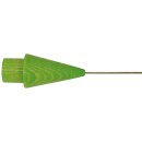Seilspanngarnitur 5m, Kegel in Holz Grün, individuell kürzbar