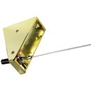 Seilspanngarnitur Decke zu Decke 2021 Dreieck Gold Messing