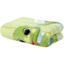 Babydecke Fleecedecke samtweich 75x100 cm Schildkröte