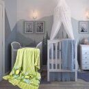 Babydecke Fleecedecke samtweich 75x100 cm Schildkröte