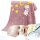 Babydecke Fleecedecke samtweich 75x100 cm Einhorn