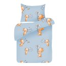 Kinderbettwäsche 2-teilig Baumwolle 100x135/40x60cm...