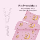 Kinderbettwäsche 2-teilig Baumwolle 100x135/40x60cm Bärchen Rosa