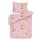 Kinderbettwäsche 2-teilig Baumwolle 100x135/40x60cm Bärchen Rosa