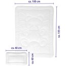 Betten-Set inkl. Bettwäsche für Kinder 100x135/40x60cm Bärchen Blau