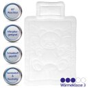 Betten-Set inkl. Bettwäsche für Kinder 100x135/40x60cm Bärchen Blau