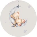 Kinderbettwäsche 2-teilig Baumwolle 100x135/40x60cm Bärchen Beige