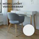 Filzgleiter (9x25cm) zum schneiden - Weiß - 2 Stück