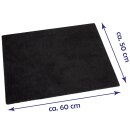 Thermotierdecke wärmeisolierend für Haustiere Schwarz 50 x 60cm