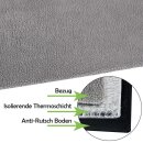 Thermotierdecke wärmeisolierend für Haustiere Grau 50 x 60cm