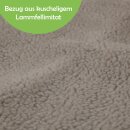 Thermotierdecke wärmeisolierend für Haustiere Grau 50 x 60cm