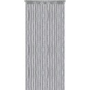 Fadenvorhang in Metallic-Optik mit Stangendurchzug Silber...