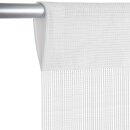 Fadenvorhang mit Stangendurchzug "Prince" bis 300 x 300cm weiß - schneeweiß 300x250cm Stangendurchzug