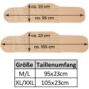 Bodyshaper / Bauch- und Rückenstützgürtel "Basic" Beige XL/XXL