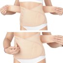 Bodyshaper / Bauch- und Rückenstützgürtel "Premium" Beige XL/XXL