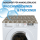 Trockner- und Waschmaschinenbezug 60 x 60 cm - Seestern - Taupe