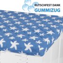 Waschmaschinenbezug mit Gummizug 60x60cm Seestern Dunkelblau