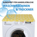 Waschmaschinenbezug mit Gummizug 60x60cm Daisy Gelb