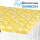 Waschmaschinenbezug mit Gummizug 60x60cm Daisy Gelb