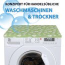 Waschmaschinenbezug mit Gummizug 60x60cm Daisy Grün