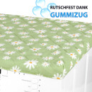 Waschmaschinenbezug mit Gummizug 60x60cm Daisy Grün