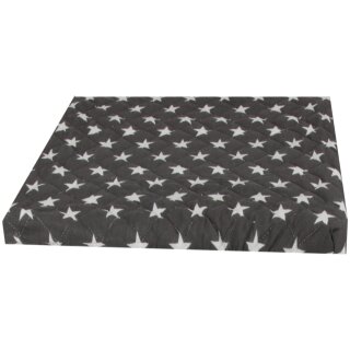 Trockner- und Waschmaschinenbezug 60 x 60cm - Sterne - Anthrazit