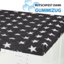 Trockner- und Waschmaschinenbezug 60 x 60cm - Sterne - Anthrazit