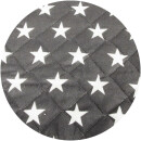 Trockner- und Waschmaschinenbezug 60 x 60cm - Sterne - Anthrazit