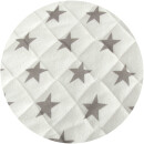 Trockner- und Waschmaschinenbezug 60 x 60cm - Sterne - Weiß