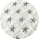 Waschmaschinenbezug mit Gummizug 60x60cm Stern Weiß
