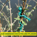 Pflanzenbinder Frosch gummiüberzogener flexibler Draht 2er Pack