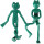 Pflanzenbinder Frosch - 4er Pack