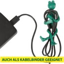 Pflanzenbinder Frosch gummiüberzogener flexibler Draht 16er Pack