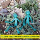 Pflanzenbinder Frosch gummiüberzogener flexibler Draht 16er Pack