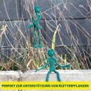 Pflanzenbinder Frosch gummiüberzogener flexibler Draht 16er Pack