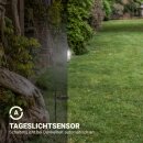 Solar LED Laterne Vintage mit neutralweißem Licht