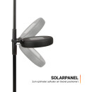 Solar LED Laterne Vintage mit neutralweißem Licht