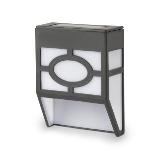 LED Solar-Zaunlicht 9 x 5 x 12cm