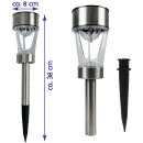 Solar LED Lampe rotierend Ø8cm x 37cm