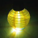 Solar LED Lampions Dia 10 x 12cm - Gelb